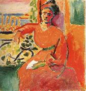 Woman in the front of window Henri Matisse